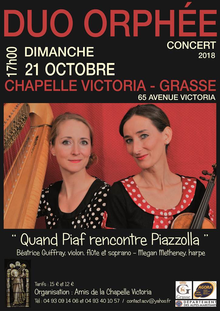 Mariage musical entre Piaf et Piazzolla par un duo (...) - Art Côte d'Azur