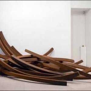 PARIS 6ème arrt : Bernar Venet , Effondrement 24 Arcs