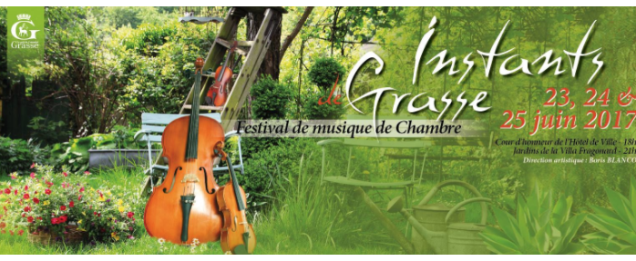 Les Instants magiques de la musique de chambre 23, 24 et 25 juin villa Fragonard