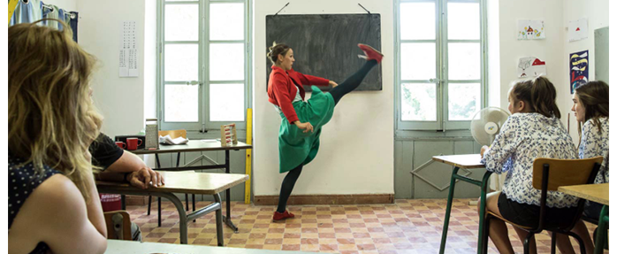 "Ma Maîtresse ?", solo clownesque dansé s'invite à l'école de Puget-Théniers