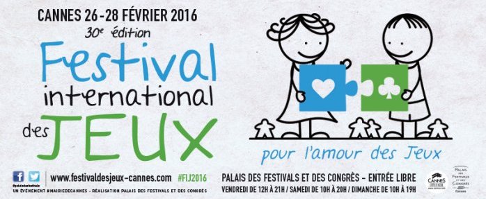 Le Festival International des Jeux ouvre du 26 au 28 février à Cannes