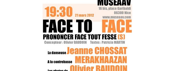 MUSEAAV de Nice : Photo, musique, image et danse "Face to Face"