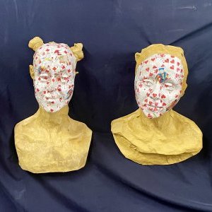 Les Masques de Louis Dollé et Maurice Maubert à l'Orange Bleue