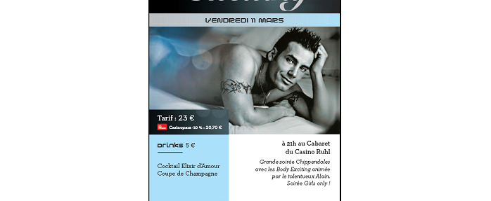 Grande Soirée Chippendales ! Show spécial Girls only !