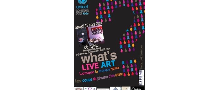 « Live Art » pour l'UNICEF