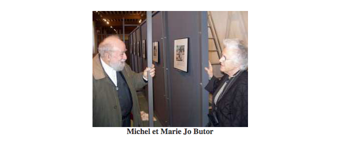 Expo photo pour les étudiants du Lycée Masséna ; Marie Jo et Michel Butor