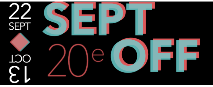 20ème Sept Off : APPEL À CANDIDATURES OUVERT !