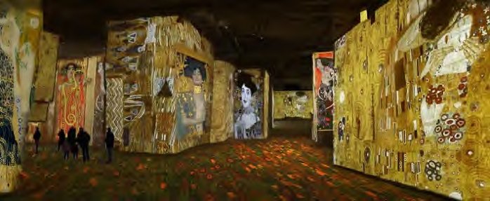 "Klimt et Vienne, un siècle d'or et de couleurs" : le nouveau grand spectacle des Carrières de Lumières