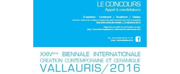 Candidatez pour la Biennale Internationale de Vallauris 2016