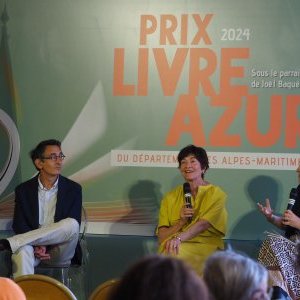 Maryline Desbiolles lauréaté du Prix départemental Livre Azur 2024 