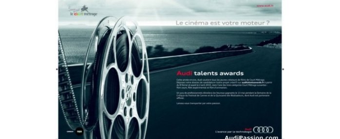 Audi partenaire prestigieux du cinéma