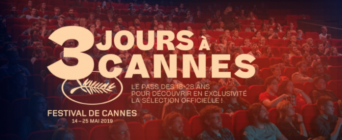 Vous avez 18 à 28 ans ? Demandez votre Pass exclusif 3 jours Festival de Cannes !!