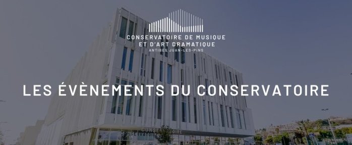 Une belle saison se profile au Conservatoire de musique d'Antibes !