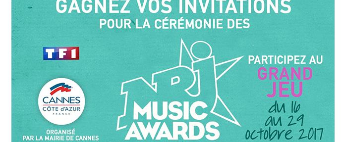 NRJ Music Awards : jouez et gagnez des places avec la Mairie de Cannes