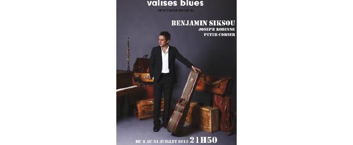 Benjamin Siksou et son groupe Valises Blues au Festival d'Avignon 