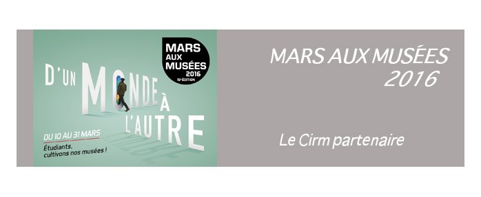 Nouvelle édition de Mars aux Musées !