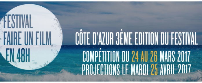 « Faire un film en 48h – Côte d'Azur » : à vos caméras pour la 3ème édition !!