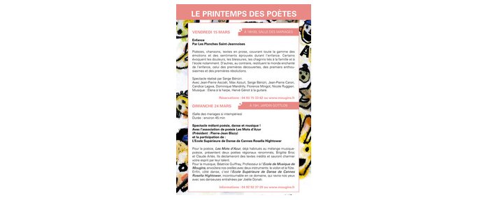 Printemps des poêtes "Enfance"