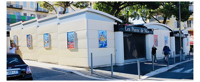 Eric Garence s'installe aux Puces de Nice