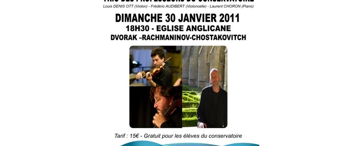 Trio des professeurs du Conservatoire