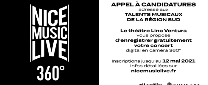 Appel à projet Nice Music Live 360° : artistes à vos candidatures !