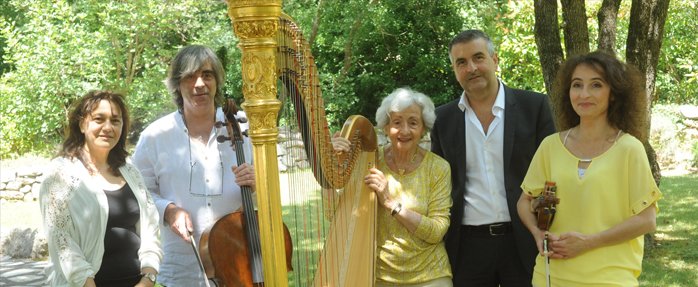 Nocturnes d'Opio : musique de chambre dans un jardin !