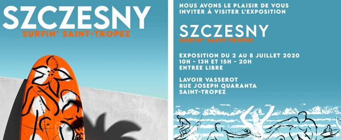 Stefan Szczesny, "Surfin' Saint-Tropez" ou comment glisser sur la vague du bonheur de vivre !