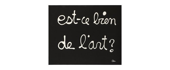 « L'important dans l'histoire de l'art, c'est l'histoire du nouveau ».