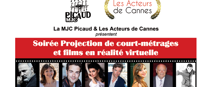 (SAVE THE DATE) Soirée spéciale "Les Acteurs de Cannes" à la MJC Picaud le 6 octobre !