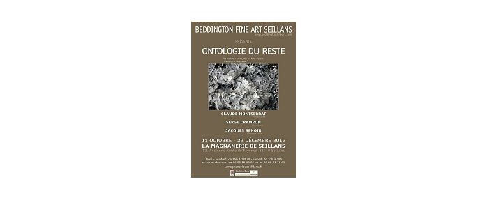 Exposition "Ontologie du reste" au Beddington Fire Art