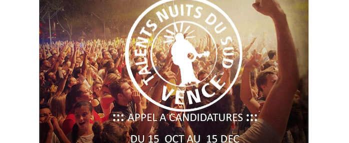 Appel à candidature ouvert pour le 10ème Concours Talents Nuits du Sud 