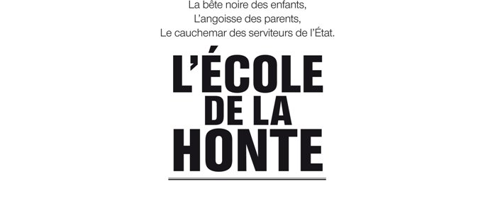 L'Ecole de la Honte, Emilie Sapielak 